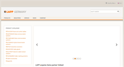 Desktop Screenshot of lappkabel.com